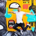 Pasting their cartoon to form over bags and case.